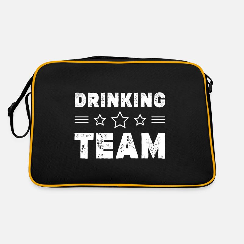 Équipe de consommation d’alcool Sac Retro