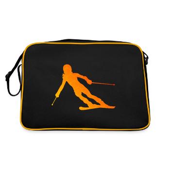 Ski Cascade Ski Skieurs Femmes Freestyle Skif - Sac Retro - noir/or - Dos
