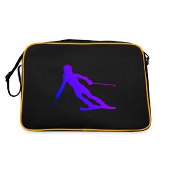 Ski acrobatique Ski Sports d’hiver Ski - Sac Retro - noir/or - Dos