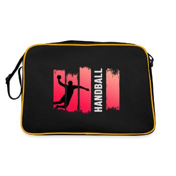 Handball Handball Joueur Jump Throw HandballPro - Sac Retro - noir/or - Dos