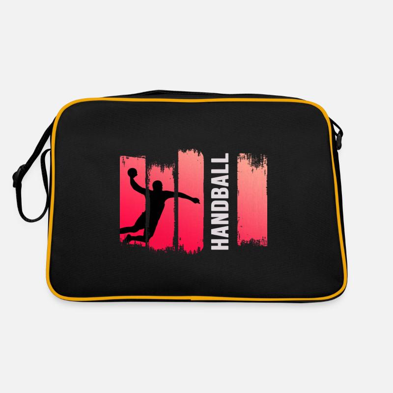 Handball Handball Player Jump Throw HandballPro Retro Bag