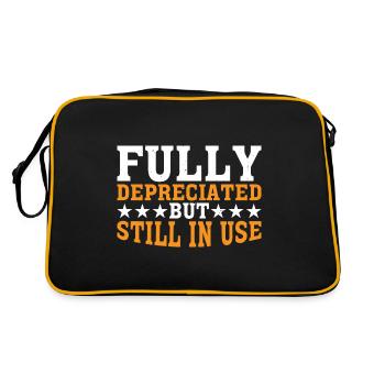Fully Depreciated But Still In Use 7 - Retro Bag - black/gold - Back
