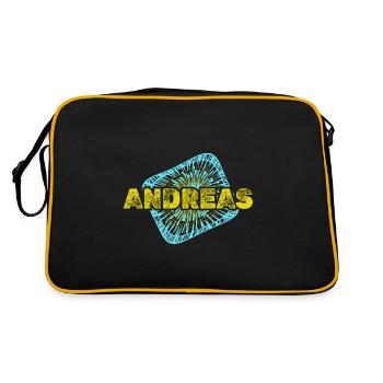 Anniversaire Andreas - Sac Retro - noir/or - Dos