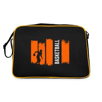 Basketball Basketballer rebound allstar - Retro Bag - black/gold - Back