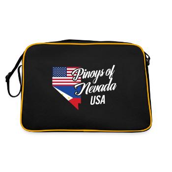 Des Philippins du Nevada conçoivent pour Proud Fil-Ams - Sac Retro - noir/or - Dos
