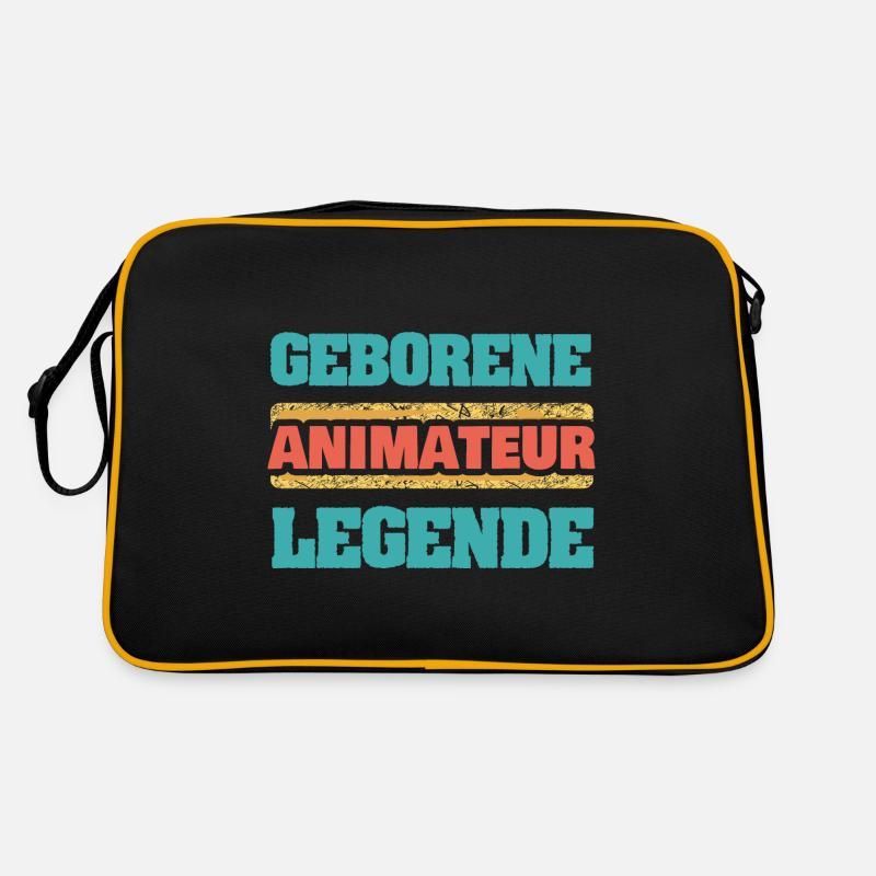 Beruf Animateur Retro Tasche