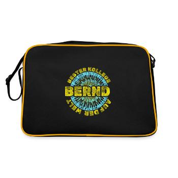 Bernd - Sac Retro - noir/or - Dos