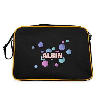 Albin Albin - Sac Retro - noir/or - Dos
