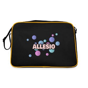 Allesio - Sac Retro - noir/or - Dos