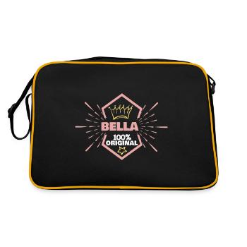 Bella comme prénom - Sac Retro - noir/or - Dos