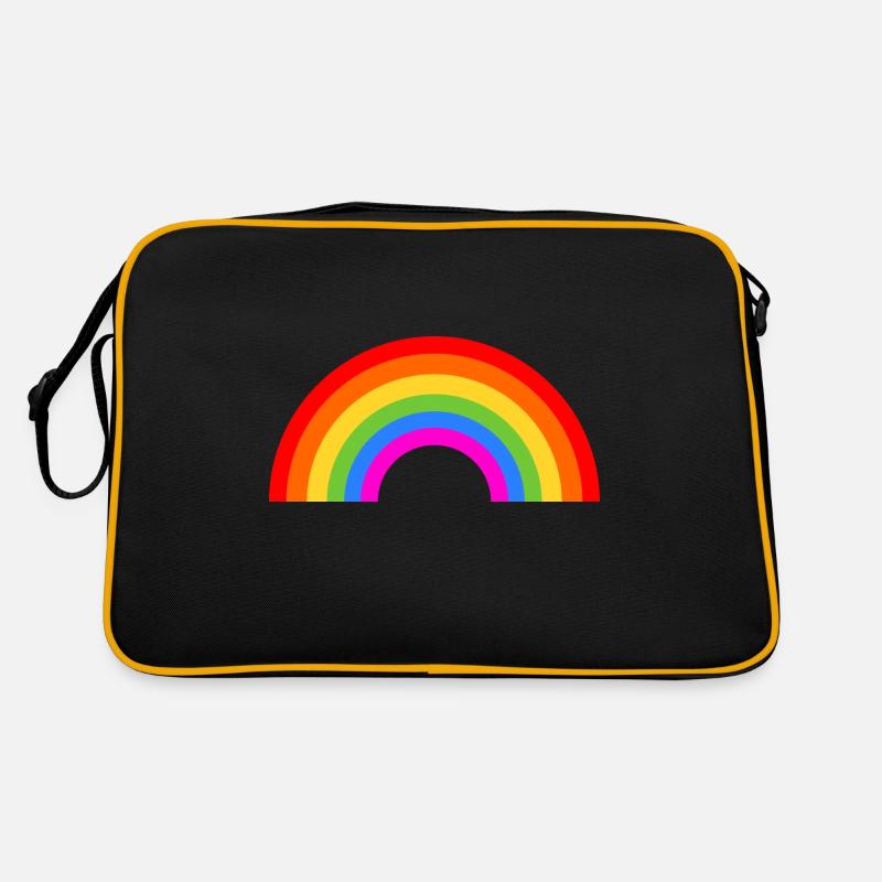 Regenbogen Retro Tasche