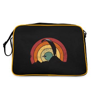 Paragliding Retro vintage Hile and Fly Groundhandl - Retro Bag - black/gold - Back