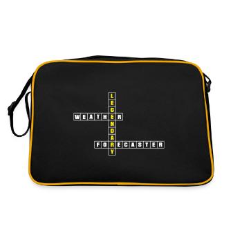 Meteorology Meteorologist Legendary Weather - Retro Bag - black/gold - Back