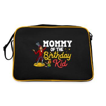 Circus Birthday Party Mama Theme Ringmaster - Retro Bag - black/gold - Back