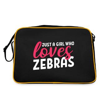 Aime Zebra Zookeeper Gift - Sac Retro - noir/or - Dos