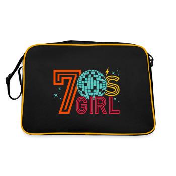 70s Fille 70s Fille Hippie - Sac Retro - noir/or - Dos