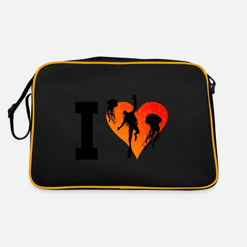 Scuba Diver Diving Diving Divers Hommes Sac Retro