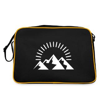 Montagne - (19) - Sac Retro - noir/or - Dos