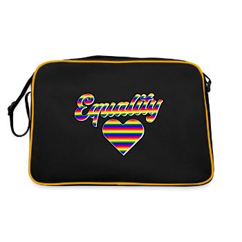 LGBT Equality - Retro Bag - black/gold - Back
