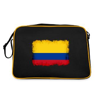 Gift for Colombia - Retro Bag - black/gold - Back