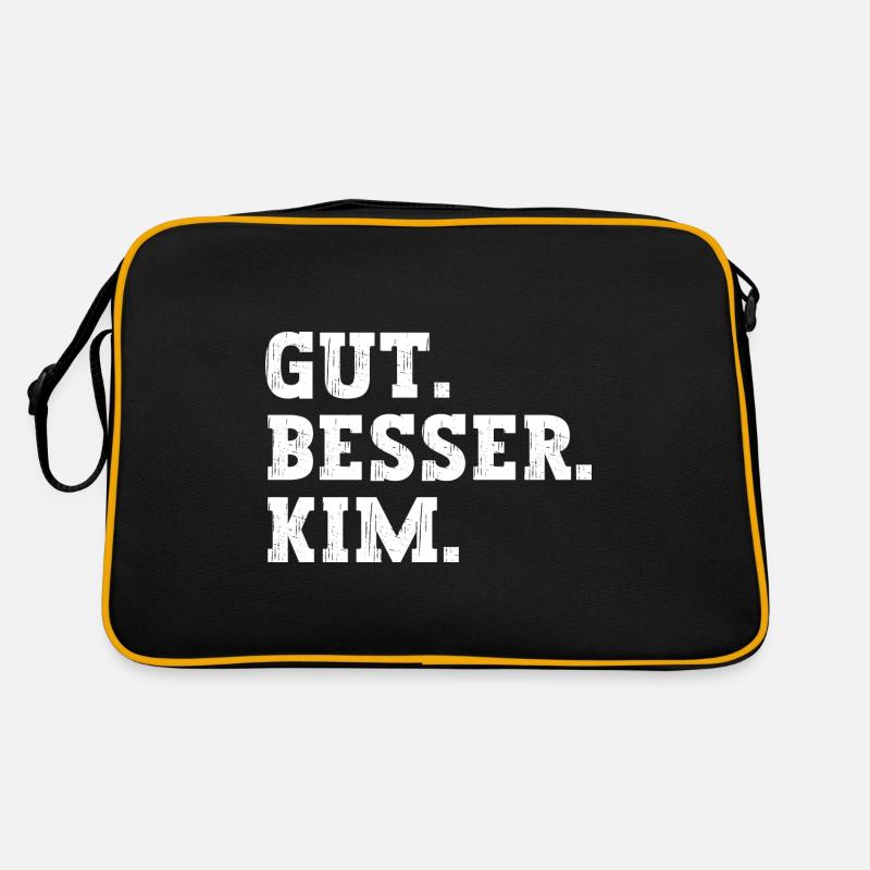Gut Besser Kim Lustiger Spruch Name Kim Retro Tasche