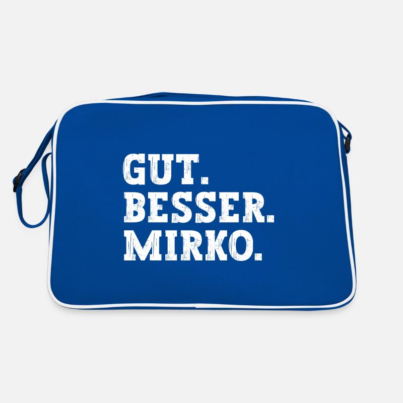 Gut Besser Mirko Lustiger Spruch Name Mirko Retro Tasche
