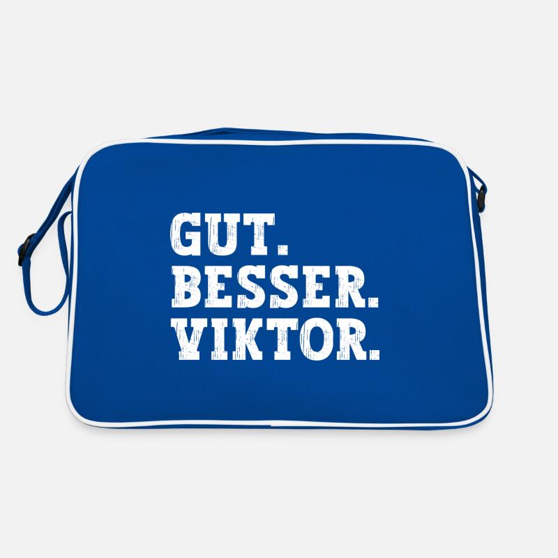 Gut Besser Viktor Lustiger Spruch Name Viktor Retro Tasche
