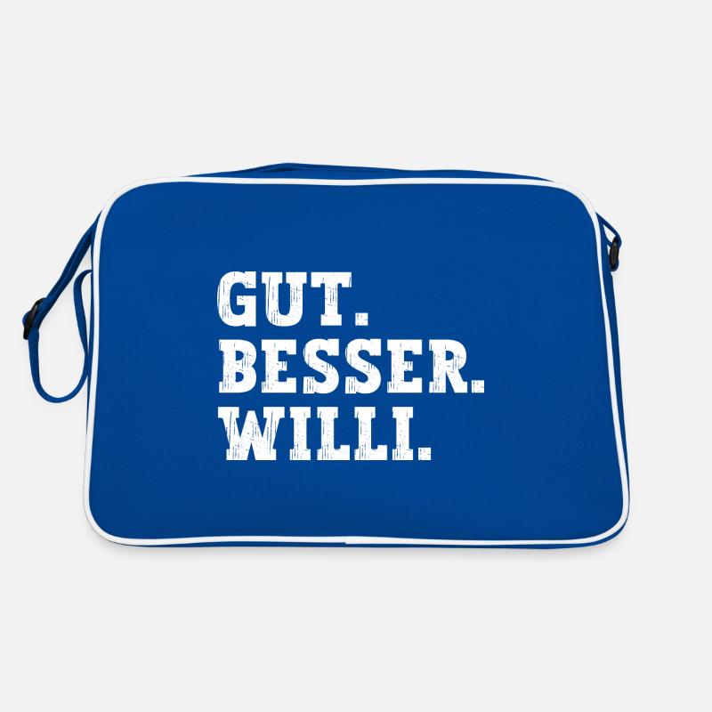 Gut Besser Willi Lustiger Spruch Name Willi Retro Tasche