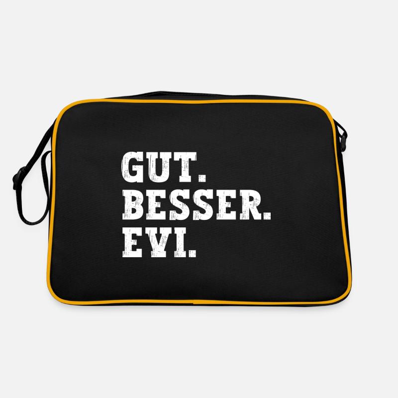 Gut Besser Evi Lustiger Spruch Name Evi Retro Tasche