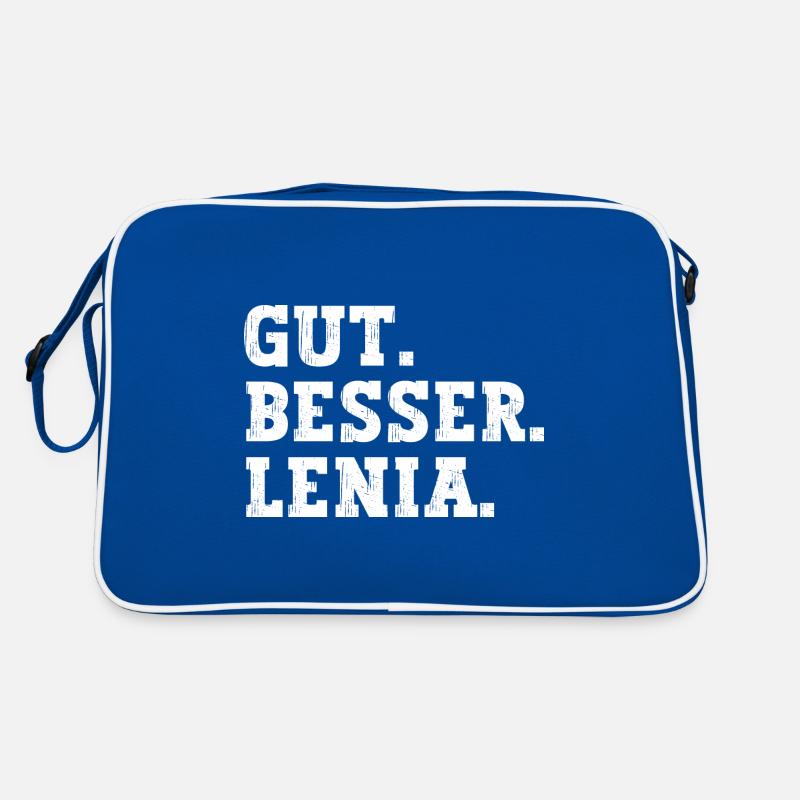 Gut Besser Lenia Lustiger Spruch Name Lenia Retro Tasche