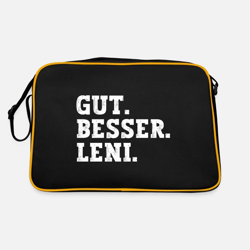 Gut Besser Leni Lustiger Spruch Name Leni Retro Tasche