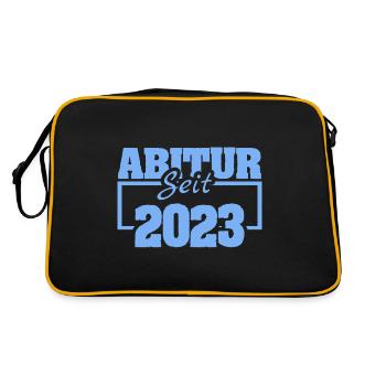 Jahr 2023 - Retro Tasche - Schwarz/Gold - Hinten