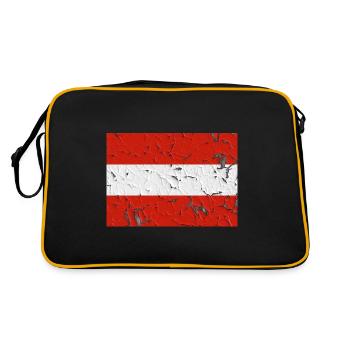 Gift for Austria - Retro Bag - black/gold - Back