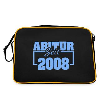 2008 - Retro Tasche - Schwarz/Gold - Hinten
