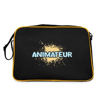 Job Animateur - Retro Tasche - Schwarz/Gold - Hinten