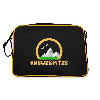 Kreuzspitze as a trekking - Retro Bag - black/gold - Back