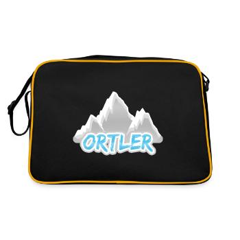 Mount Ortler - Retro Bag - black/gold - Back