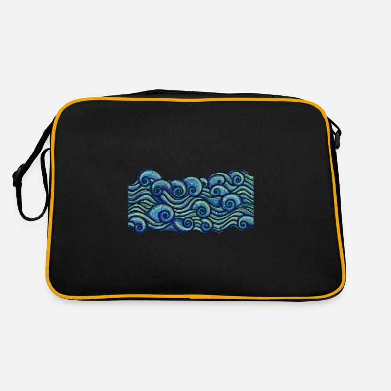 Wasser Retro Tasche