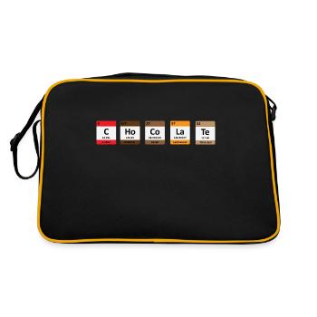 Chocolat - Sac Retro - noir/or - Dos