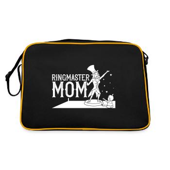 Circus Birthday Party Mama Theme Ringmaster - Retro Bag - black/gold - Back