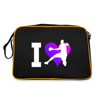 Joueuses de handball Joueuses de handball Joueuses de handball Joueuses de handball - Sac Retro - noir/or - Dos