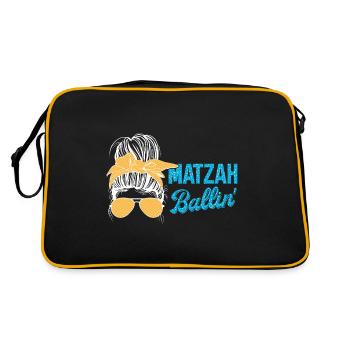 Matzah Ballin qui a laissé sortir les grenouilles - Sac Retro - noir/or - Dos