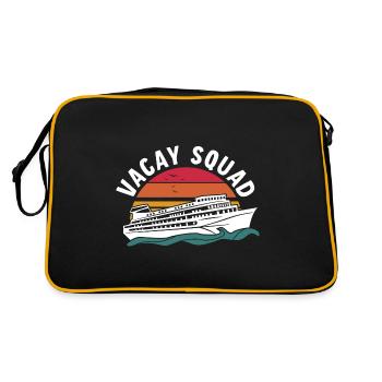 Vacay Squad Family Holidays - Retro Bag - black/gold - Back