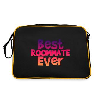 Best Roommate Ever 4 - Retro Bag - black/gold - Back