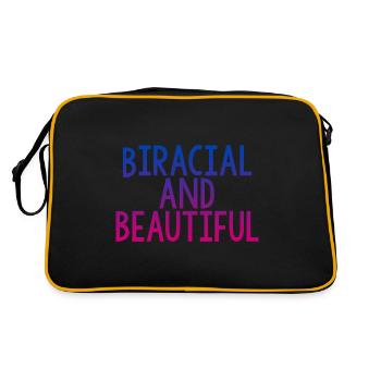 Biracial et beau 4 - Sac Retro - noir/or - Dos