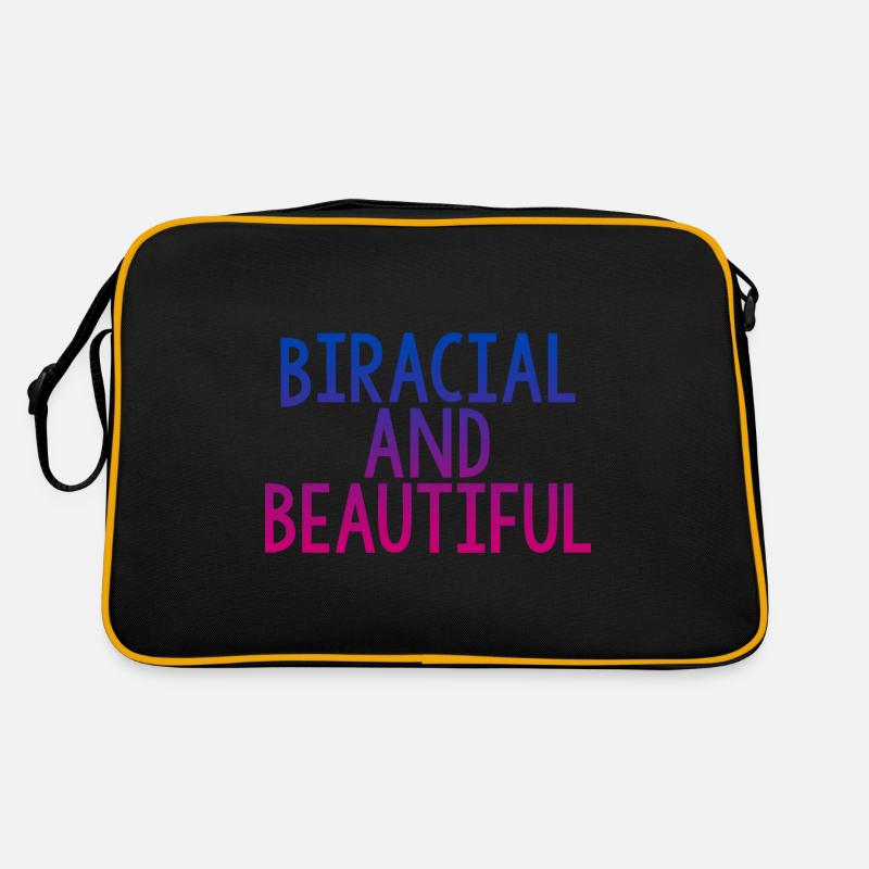 Biracial And Beautiful 4 Retro Bag