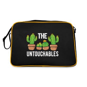 Cactus The Untouchable Succulents Cactus - Retro Bag - black/gold - Back