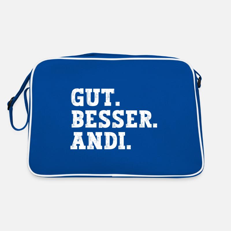 Gut Besser Andi Lustiger Spruch Name Andi Retro Tasche