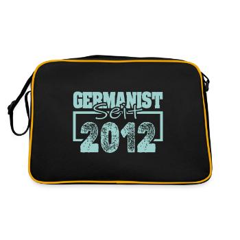 2012 - Retro Tasche - Schwarz/Gold - Hinten
