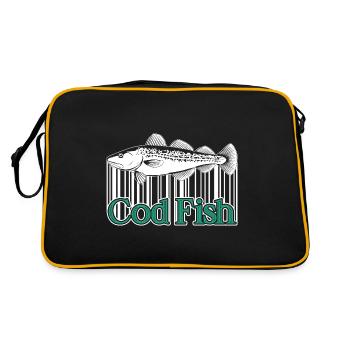 Cod Fish Cod Fish Vintage - Retro Bag - black/gold - Back